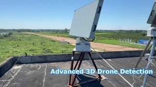 5–10 km Allwetter-3D-Puls-Doppler-Ku- oder X-Band-Anti-Drohnen-Radarsystem