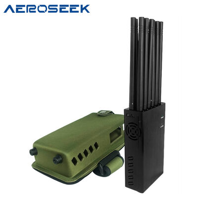 Quality  Portable 10-Channel Trolley Signal Jammer GSM GPS WiFi Cell Phone Signal Blocker factory