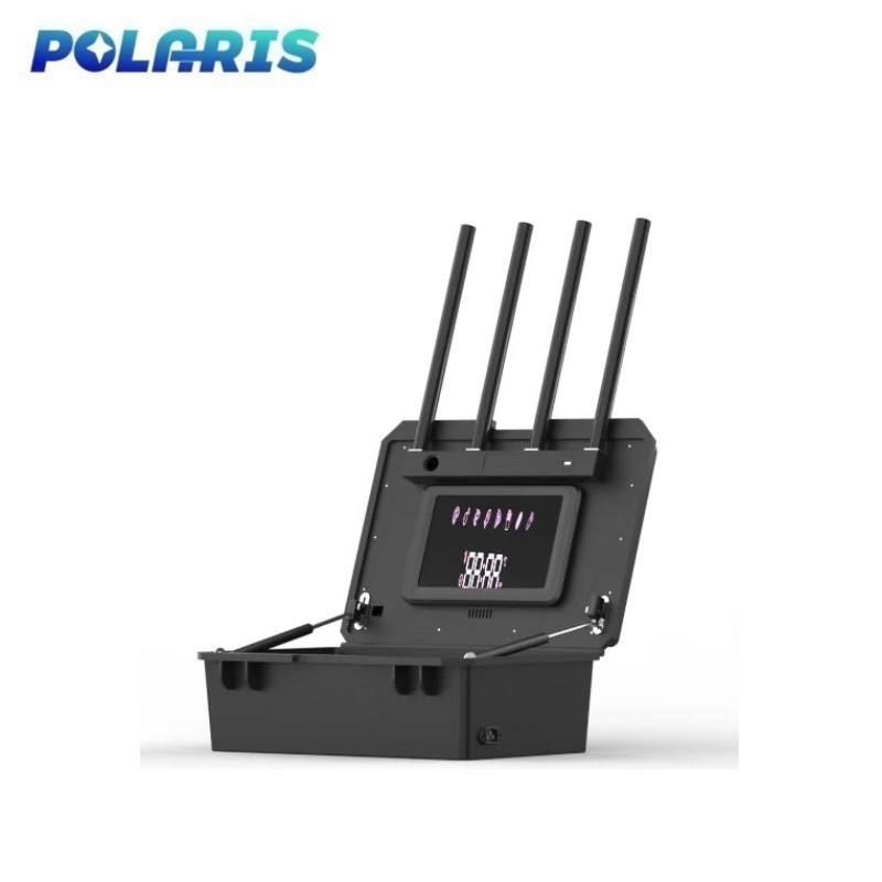 Full Bands Portable Fpv Drone Signal Detector With 3km Range Suitcase Type