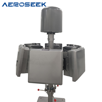 Fixed Drone Jammer 136kg 70MHz-6GHz 2km Range 99.99% Detection