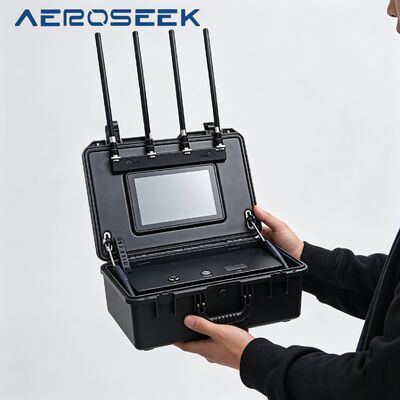 4 Antennas Portable Anti-Drone Detector Suitable for Multiple Scenarios Drone Surveillance