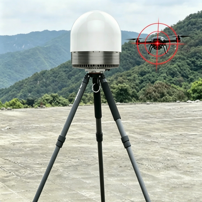 Automatic Jamming UAV Detector with 10km Detection Range and Full Bands for Anti-Drone Security
