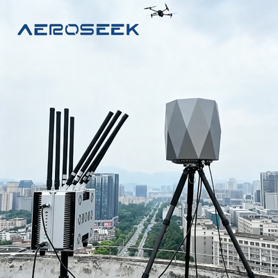 Long Range Offline Integrated Anti Drone Detector and Jammer Kit for Patrol and Security