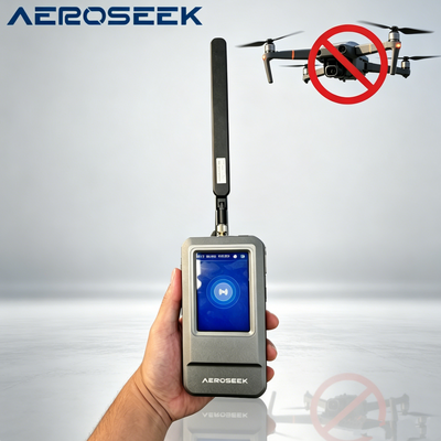 Portable Handheld Drone Detector with 3km Detection Range and 6GHz Frequency Band for Anti-Drone Security