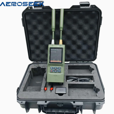 Portable Handheld Drone Detector with 3km Detection Range and Dual Omnidirectional Antenna for UAV Detection