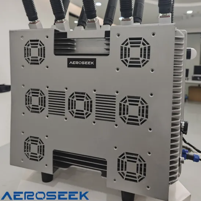 Enhanced Uav Detection High Power 6 Band 300W Anti Drone Jammer with Fpv Alert 3km Range 24 7 Automatic RF Interference Airspace Drone Jamming System