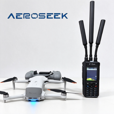 Advanced Handheld Drone Detector with 5km Detection Range and 300MHz-13.4GHz Frequency Band for Multi-Platform Detection